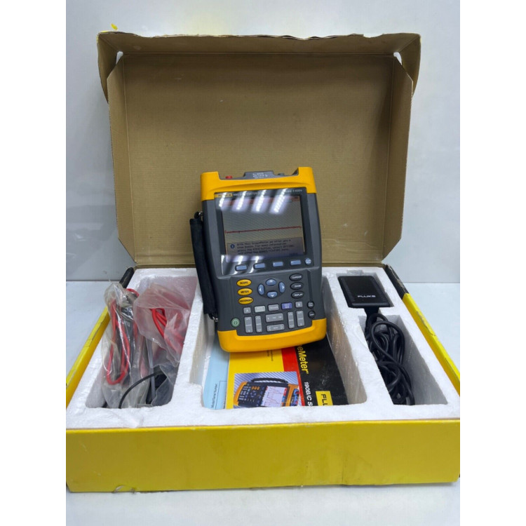 Used Fluke 199C ScopeMeter 200 MHz Color Oscilloscope