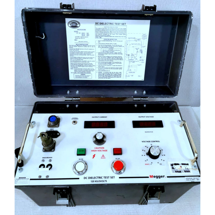 Megger 220015 Series 15kV DC Dielectric Test Set Megger 220015 Series 15kV DC Dielectric Test Set