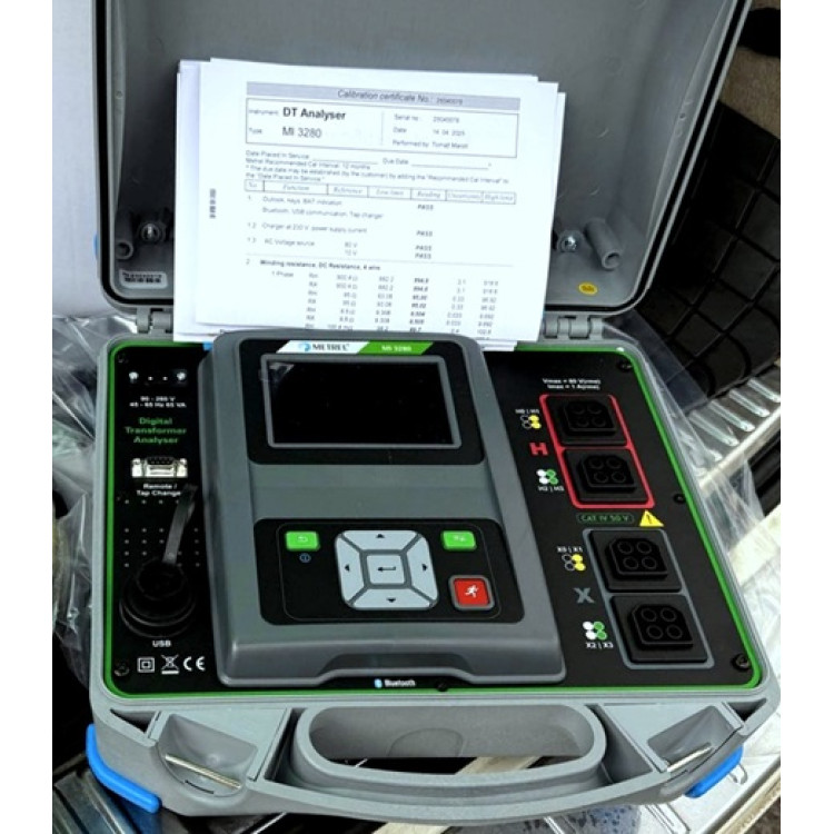 Metrel MI 3280 Portable Digital Transformer Analyzer