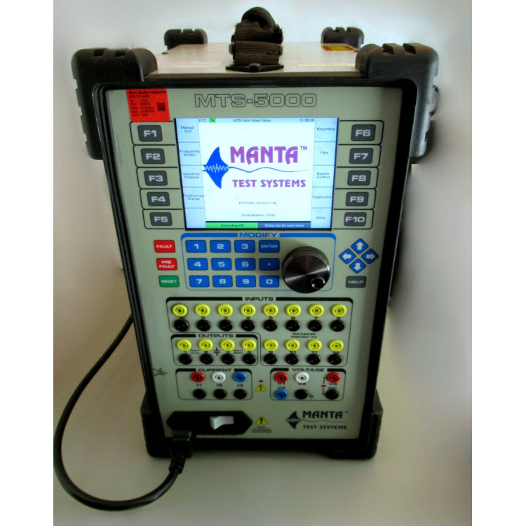 Manta MTS-5000 Three Phase Relay Test System